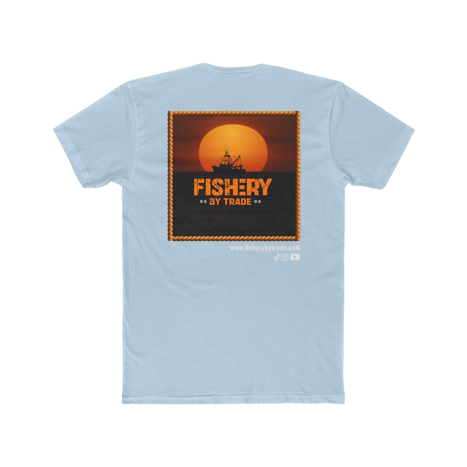Fishery By Trade - Men's Black Crew Neck Tee