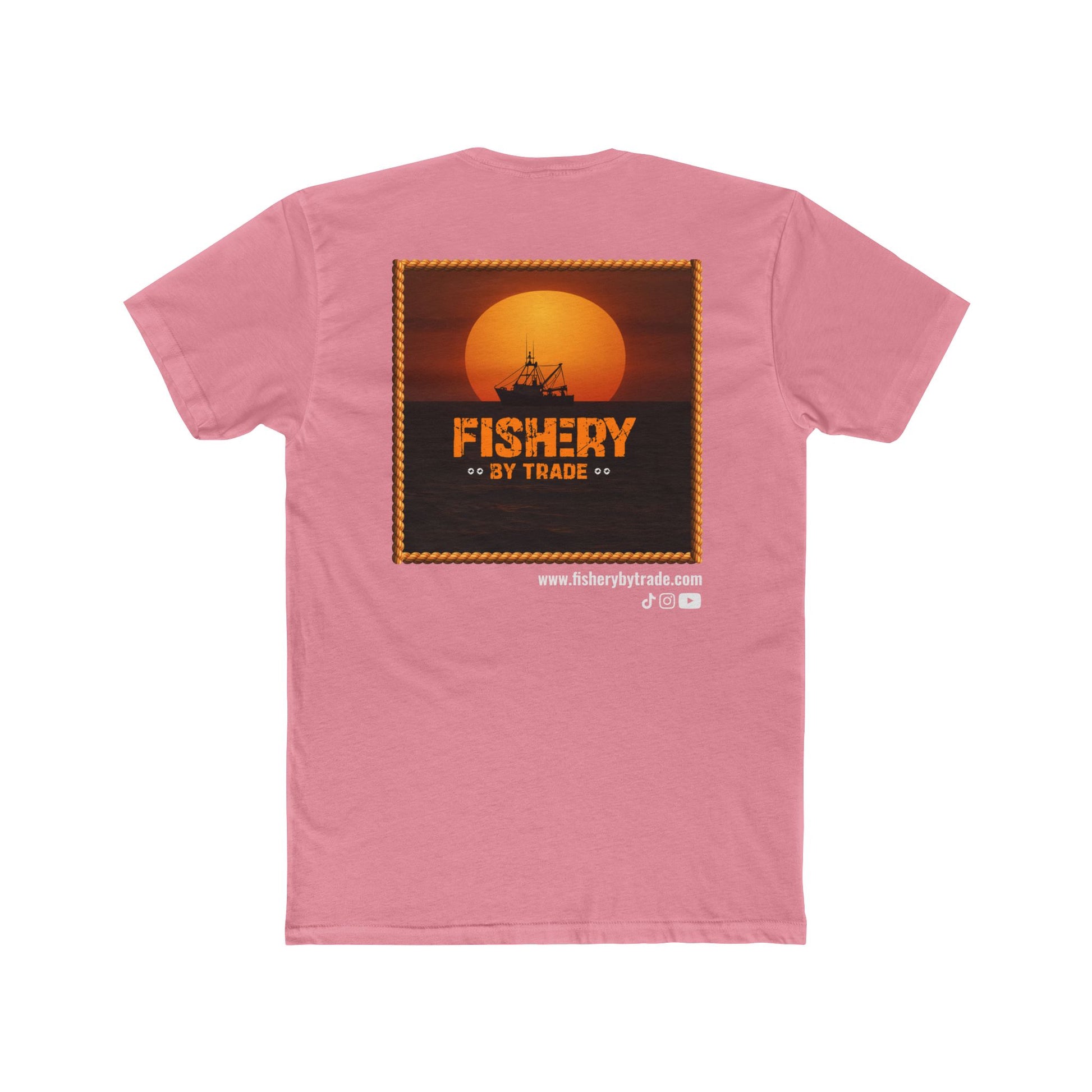 Fishery By Trade - Men's Black Crew Neck Tee