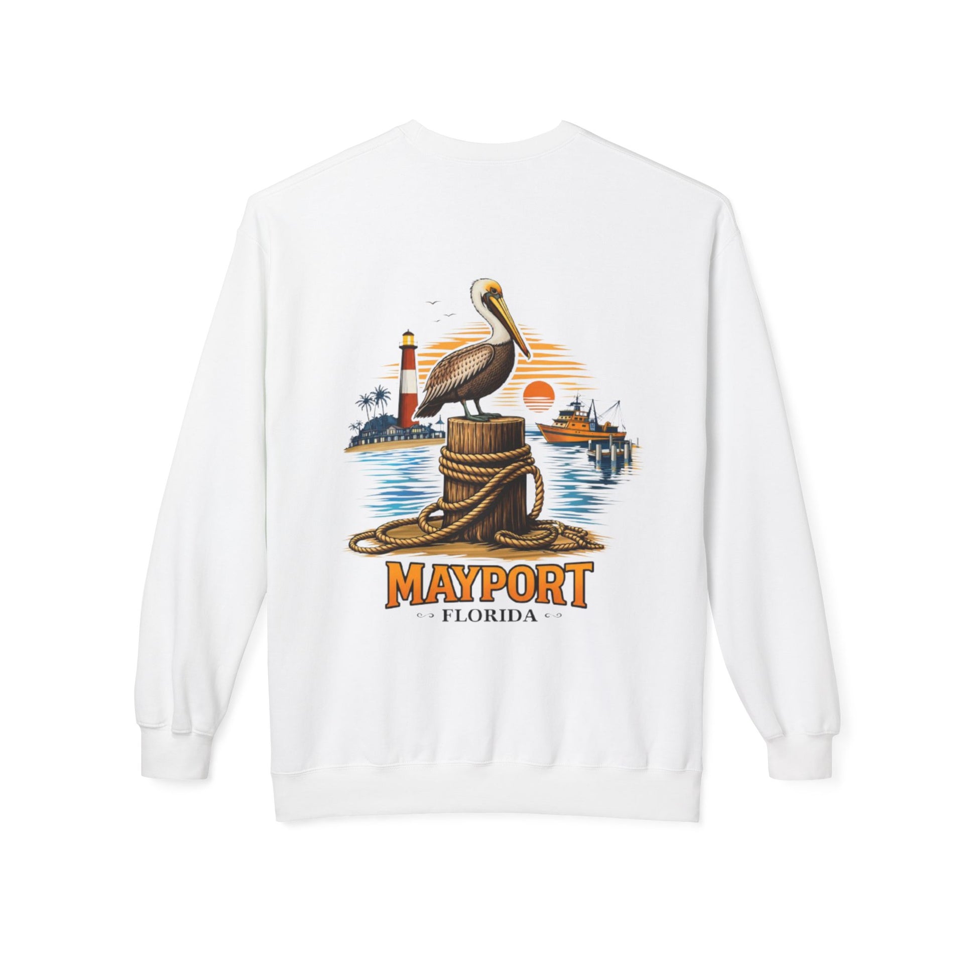 Fishery By Trade Mayport Florida - White Sweatshirt