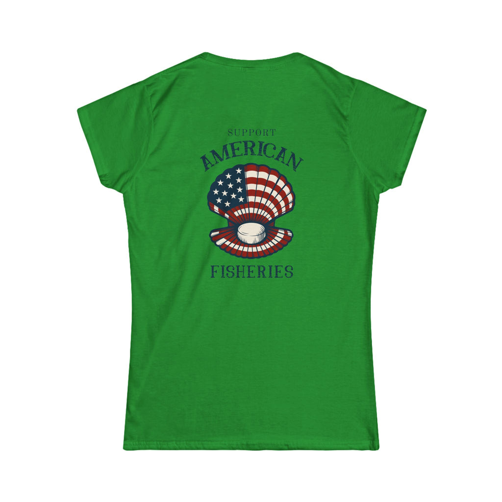 Fishery By Trade Support American Fisheries - Women's White T-Shirt