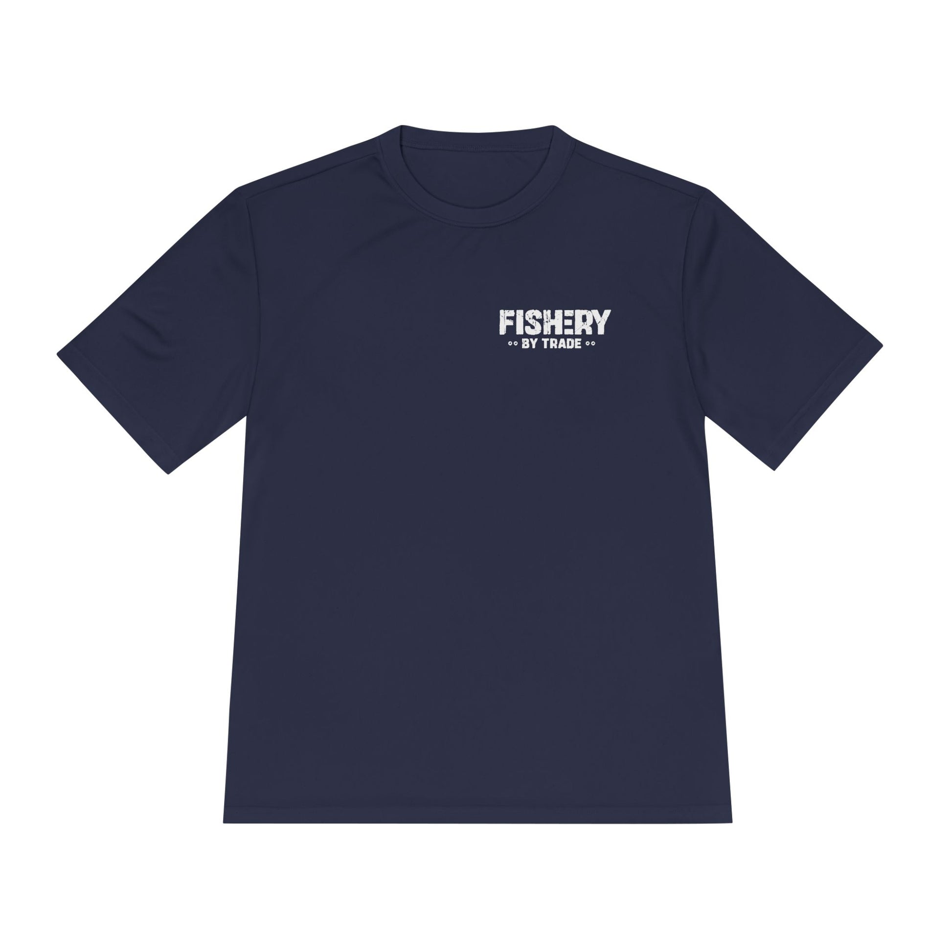 Fishery by Trade - Men's Black Quick Dry T-Shirt