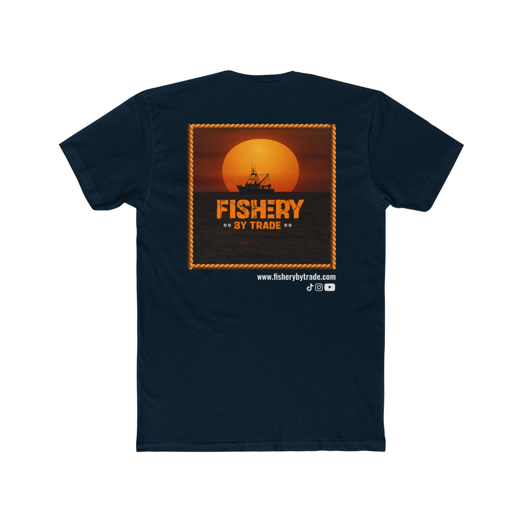 Fishery By Trade - Men's Black Crew Neck Tee