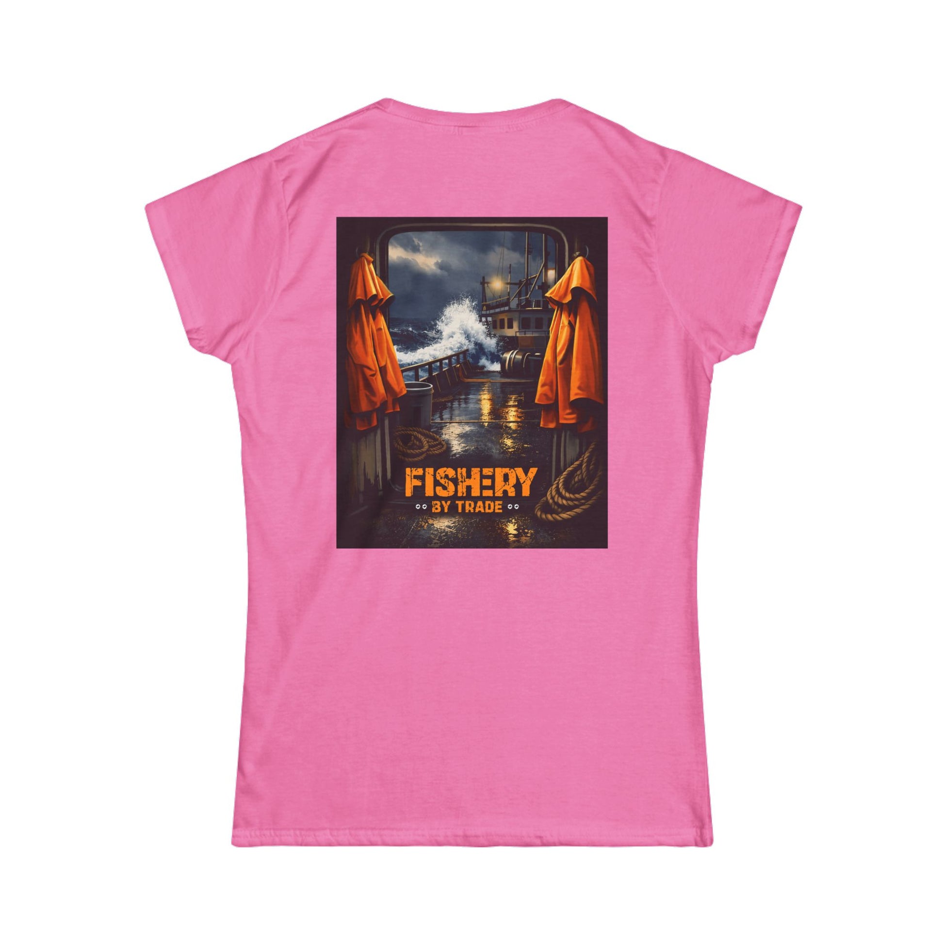 Fishery By Trade Deck - Women's White T-Shirt