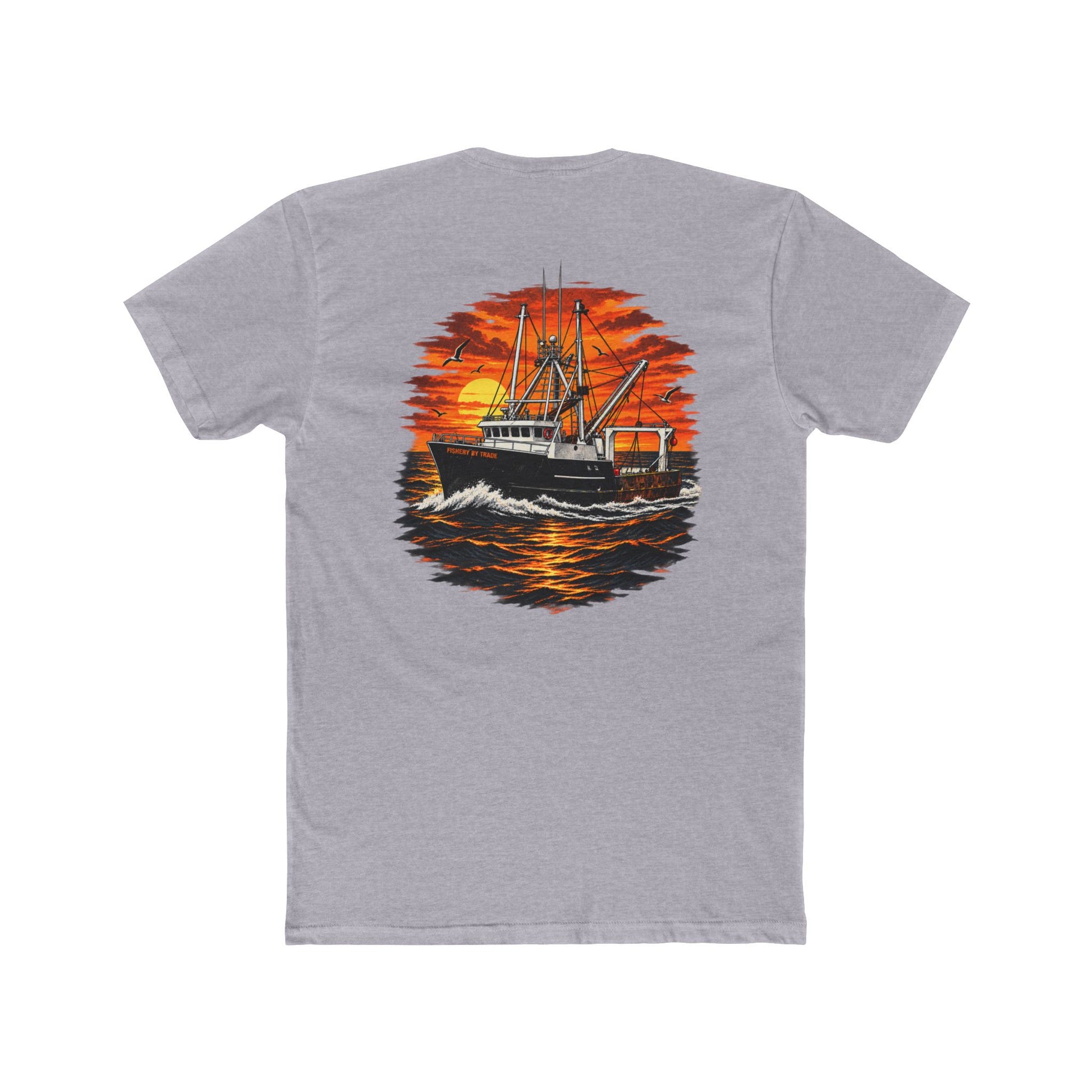 Fishing Tee – Sunset Trawler "