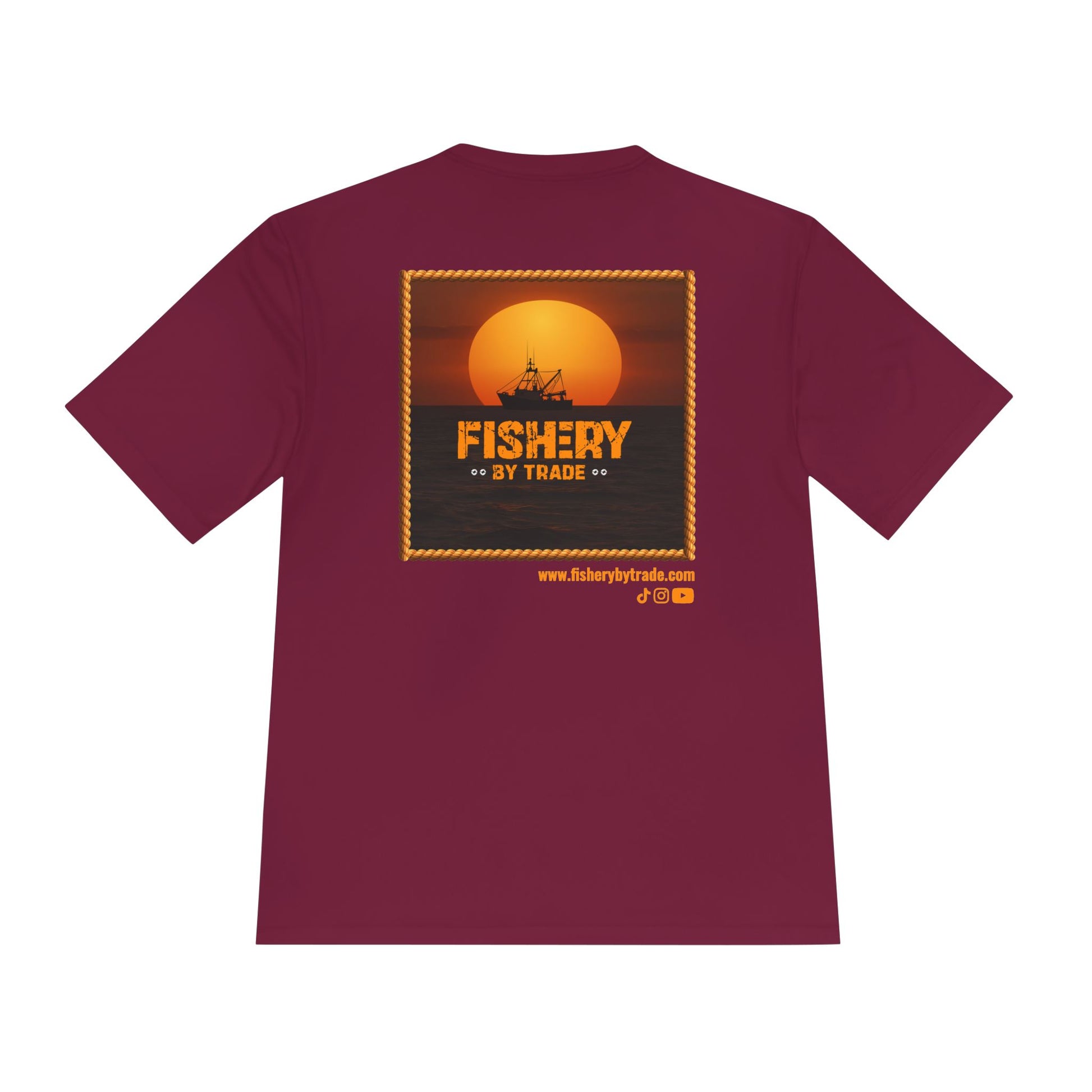 Fishery by Trade - Men's Black Quick Dry T-Shirt