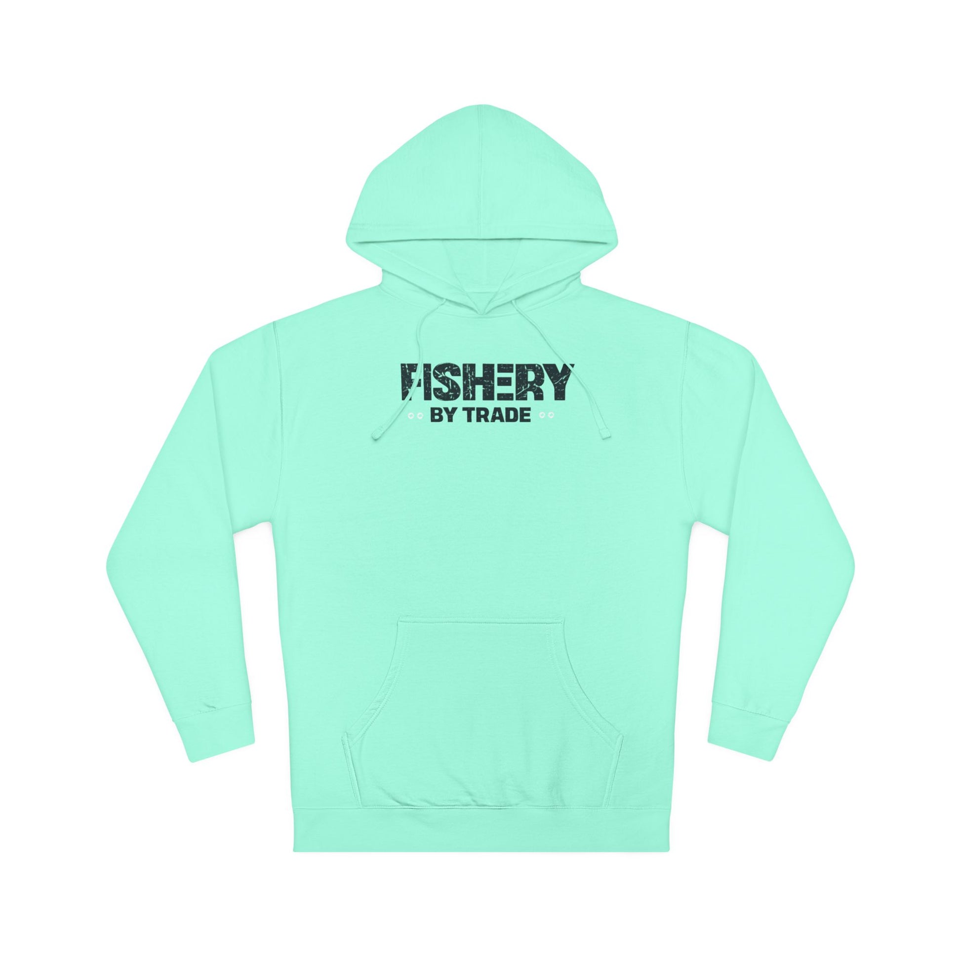 Fishery By Trade Hoodie — Minimal Fishing Logo Pullover