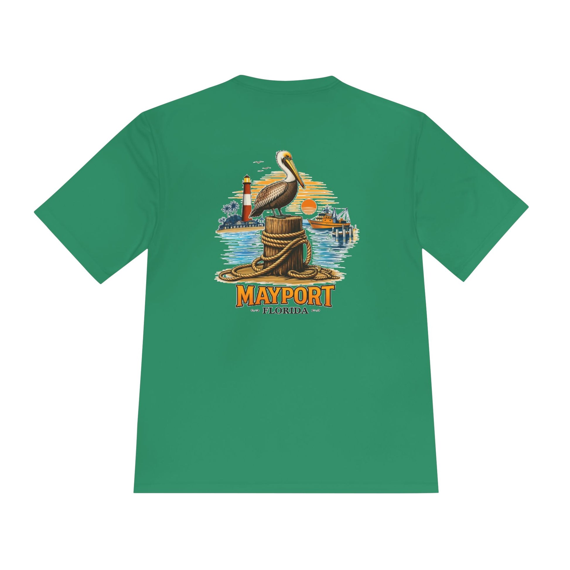 Fishery by Trade Mayport Florida - Men's White Quick Dry T-Shirt