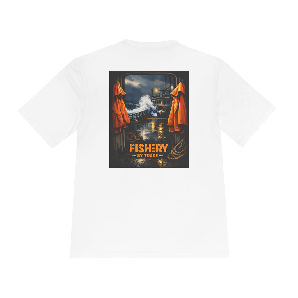 Fishery by Trade Deck - Men's White Quick Dry T-Shirt