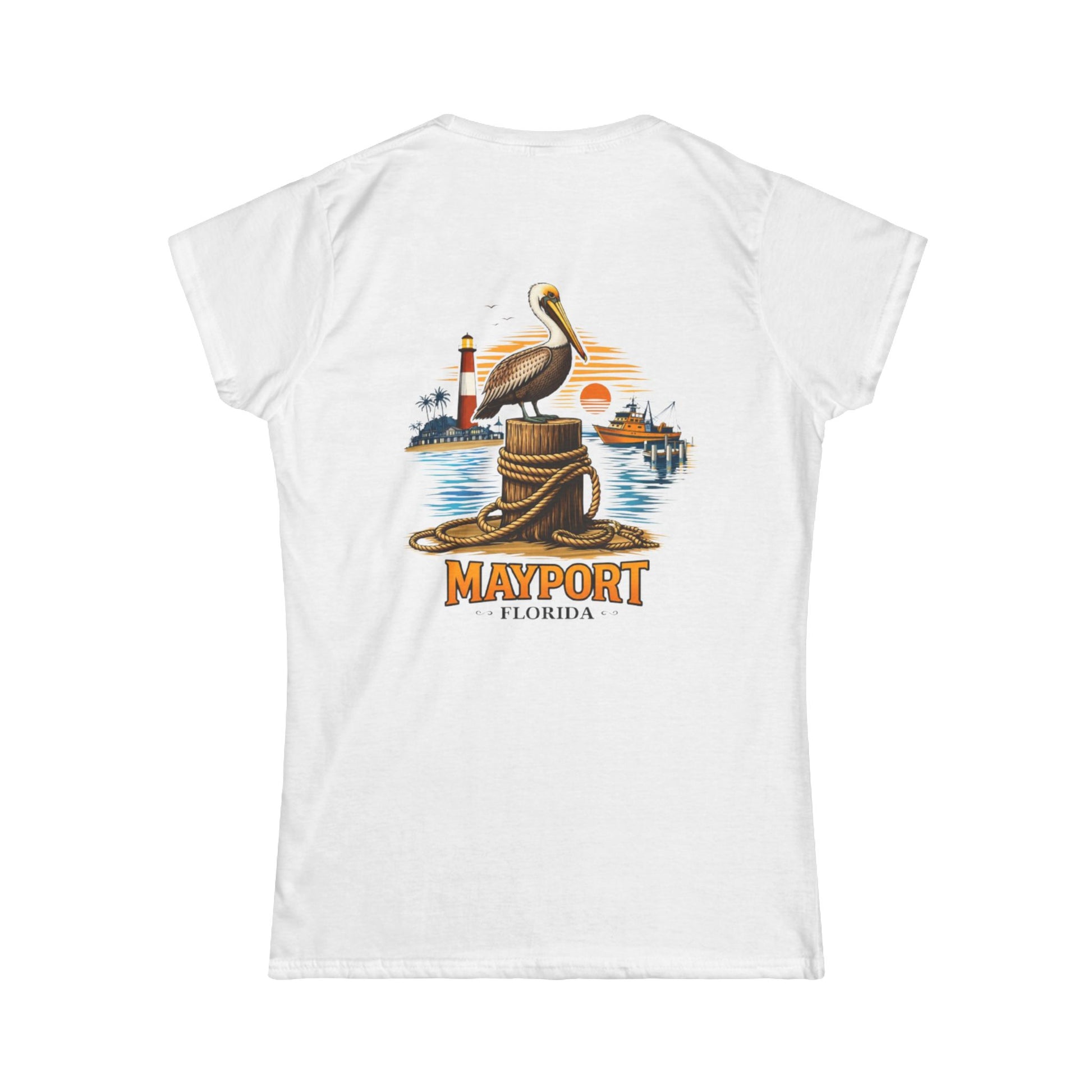 Fishery By Trade Mayport Florida - Women's White T-Shirt