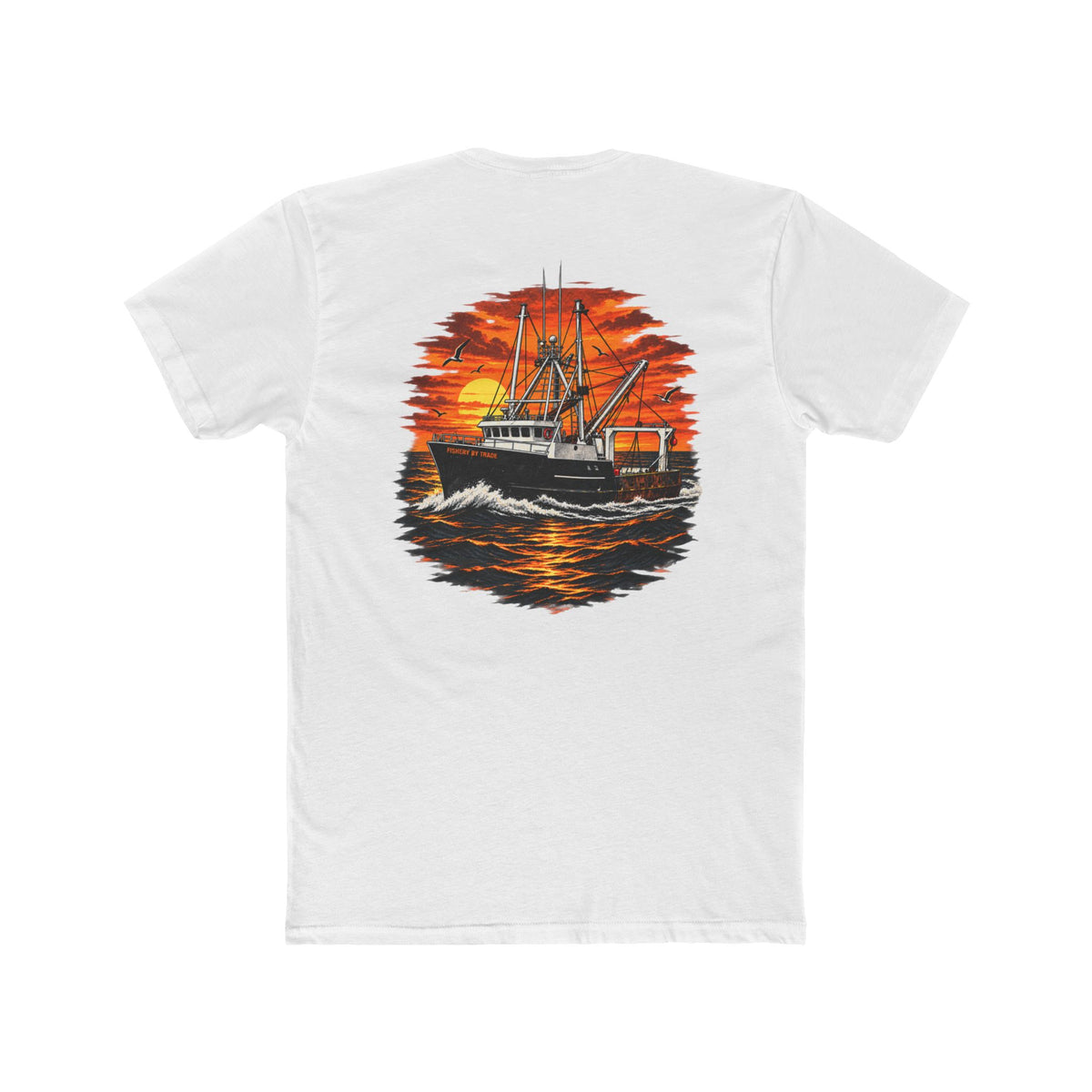 Fishing Tee – Sunset Trawler "