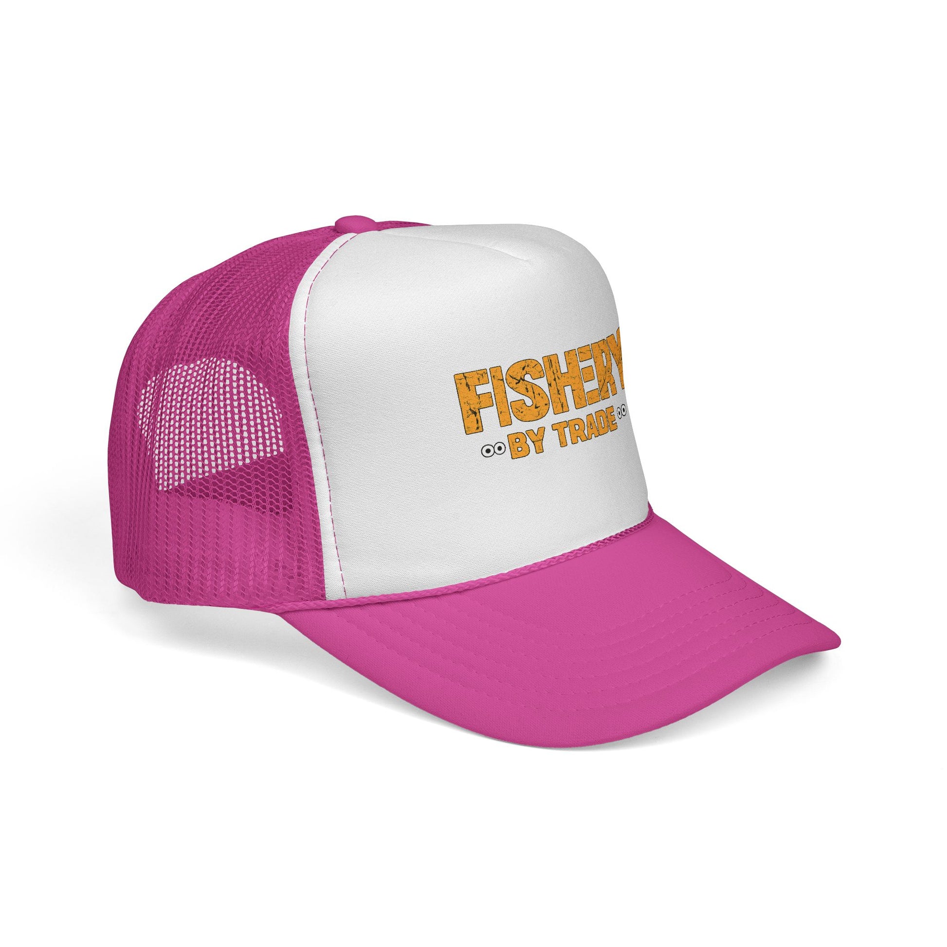 Official Fishery By Trade Logo Trucker Hat — Vintage Fishing Logo Cap