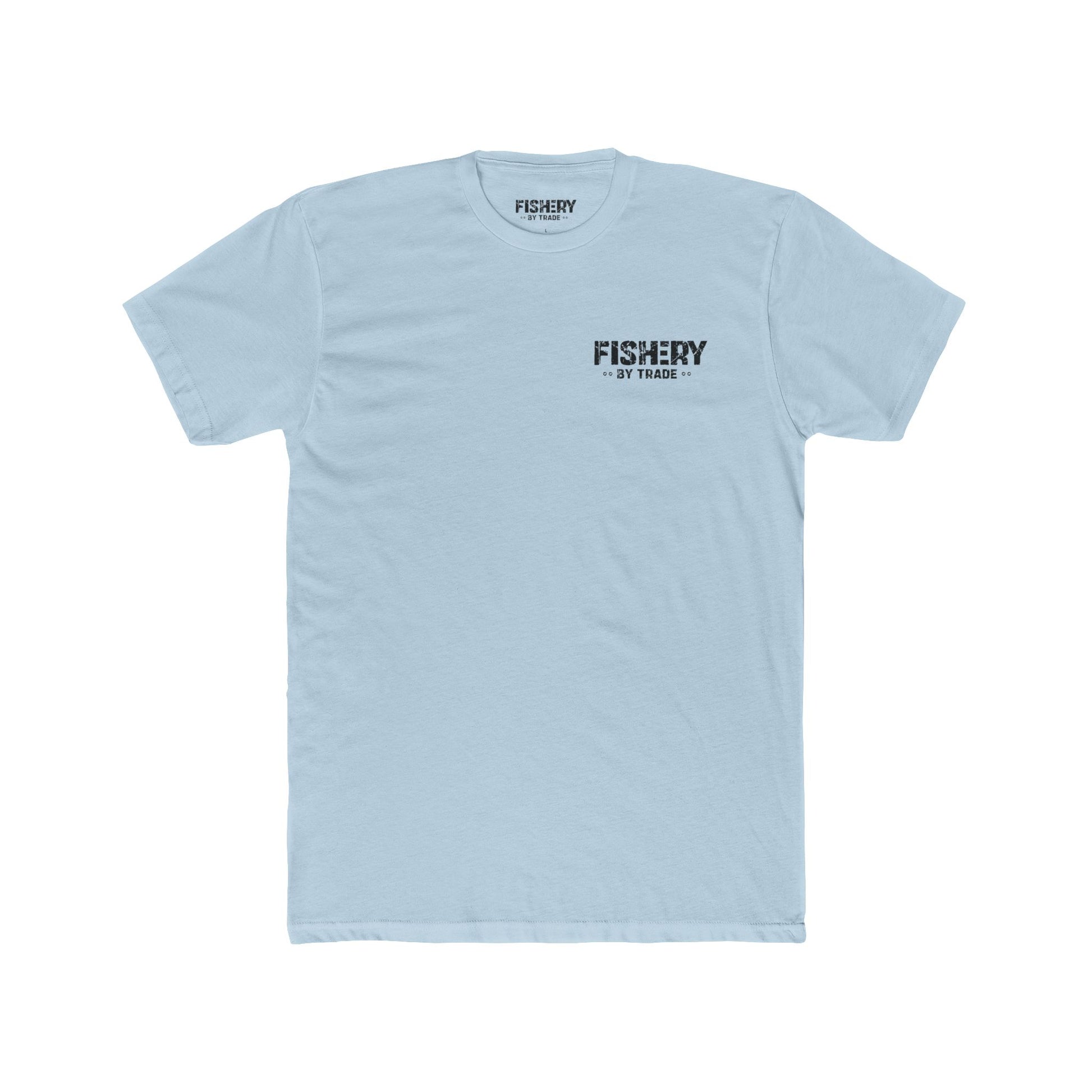 Fishery By Trade Flag - Men's White Crew Neck Tee