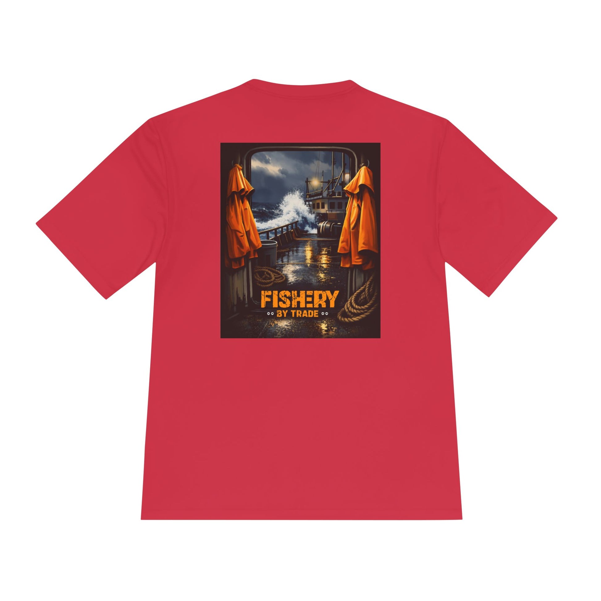 Fishery by Trade Deck - Men's White Quick Dry T-Shirt
