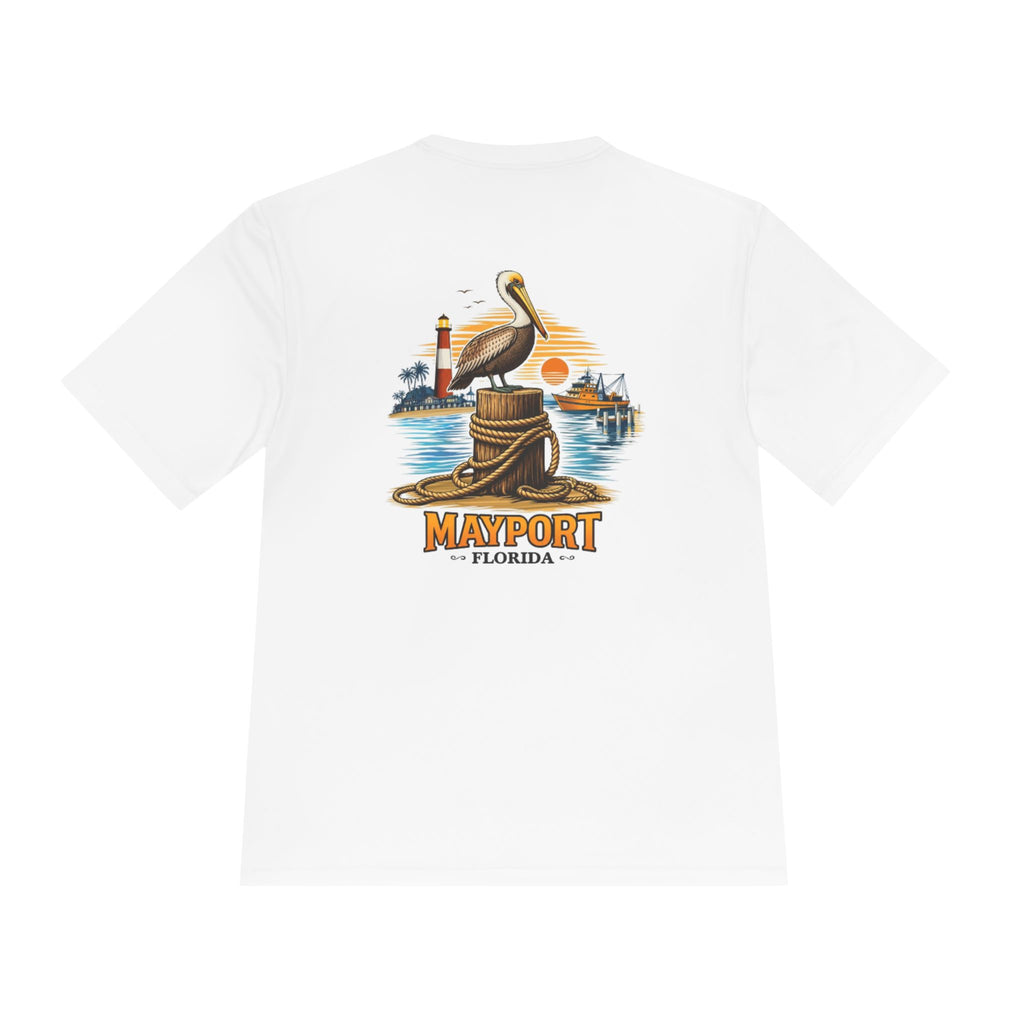 Fishery by Trade Mayport Florida - Men's White Quick Dry T-Shirt