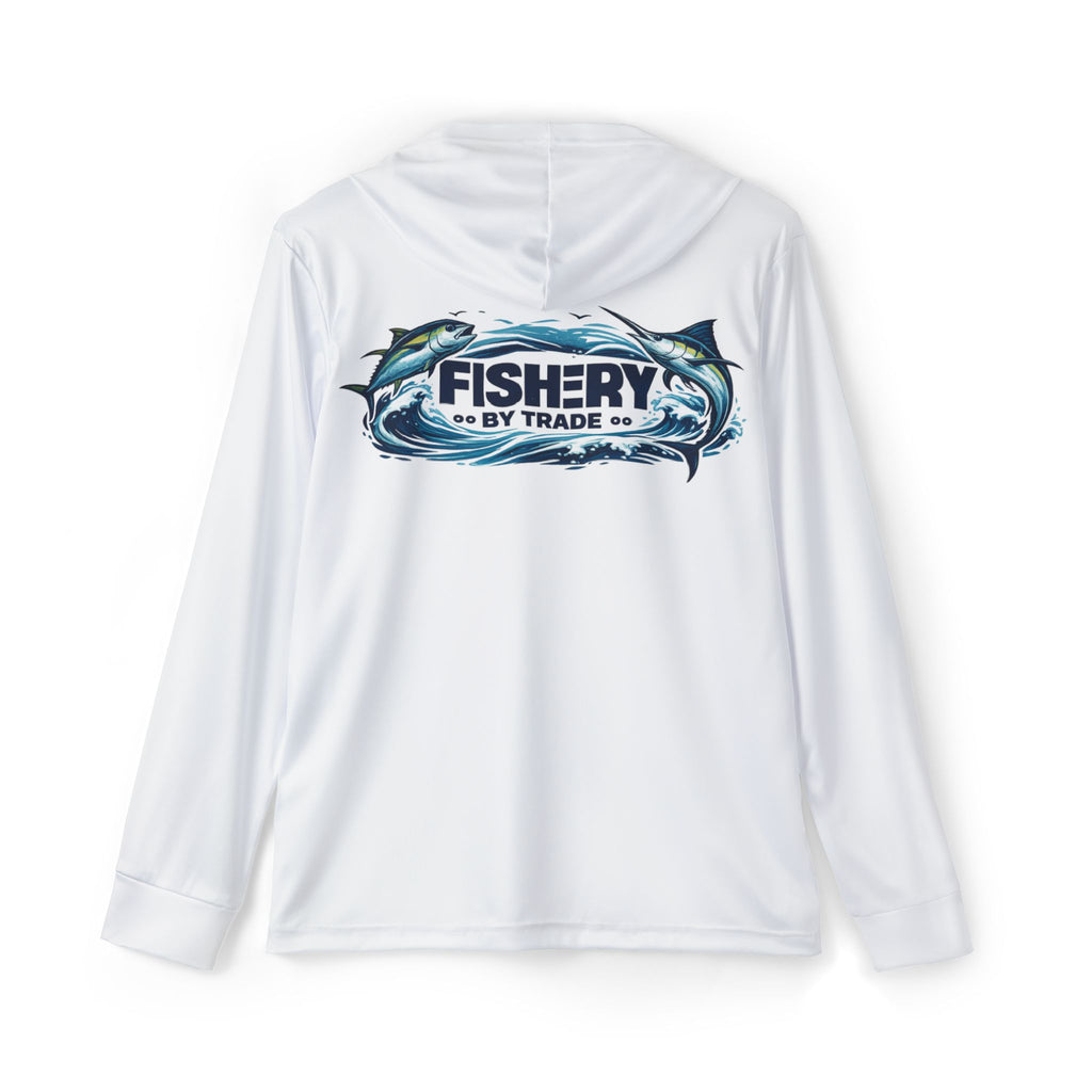 Fishery By Trade Fishing Hoodie — Men's Lightweight Sports Warmup Hoodie