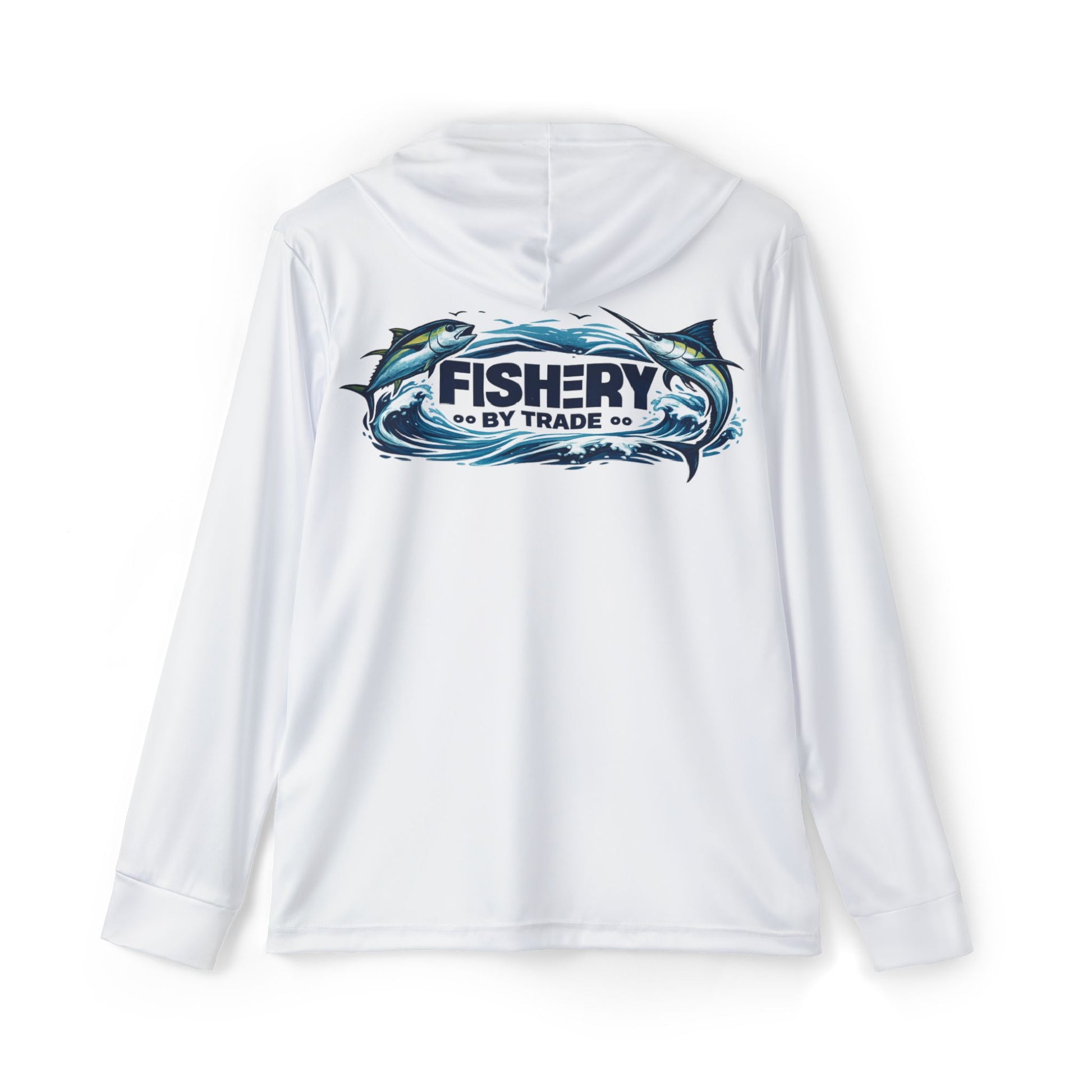 Fishery By Trade Fishing Hoodie — Men's Lightweight Sports Warmup Hoodie