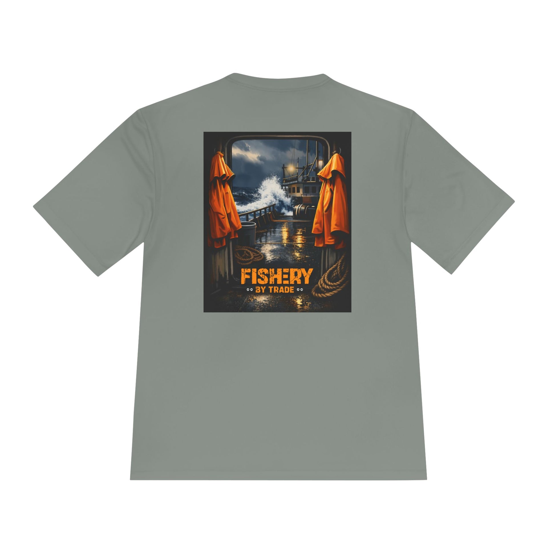 Fishery by Trade Deck - Men's White Quick Dry T-Shirt