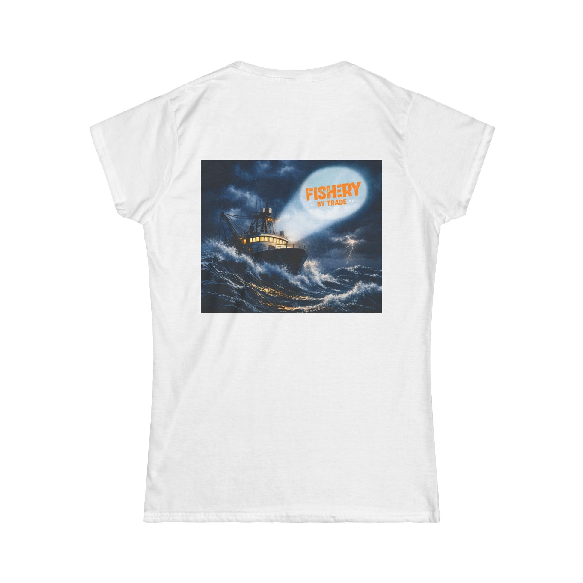 Fishery By Trade Rough Seas - Women's White T-Shirt