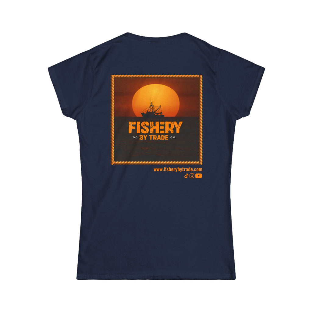 Black Fishery By Trade - Women T-Shirt