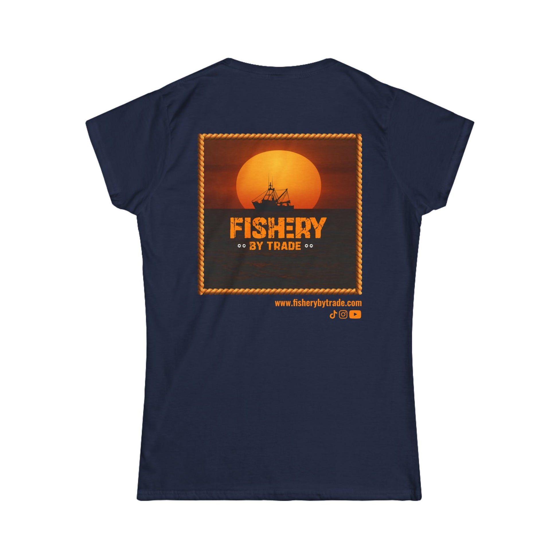 Black Fishery By Trade - Women T-Shirt