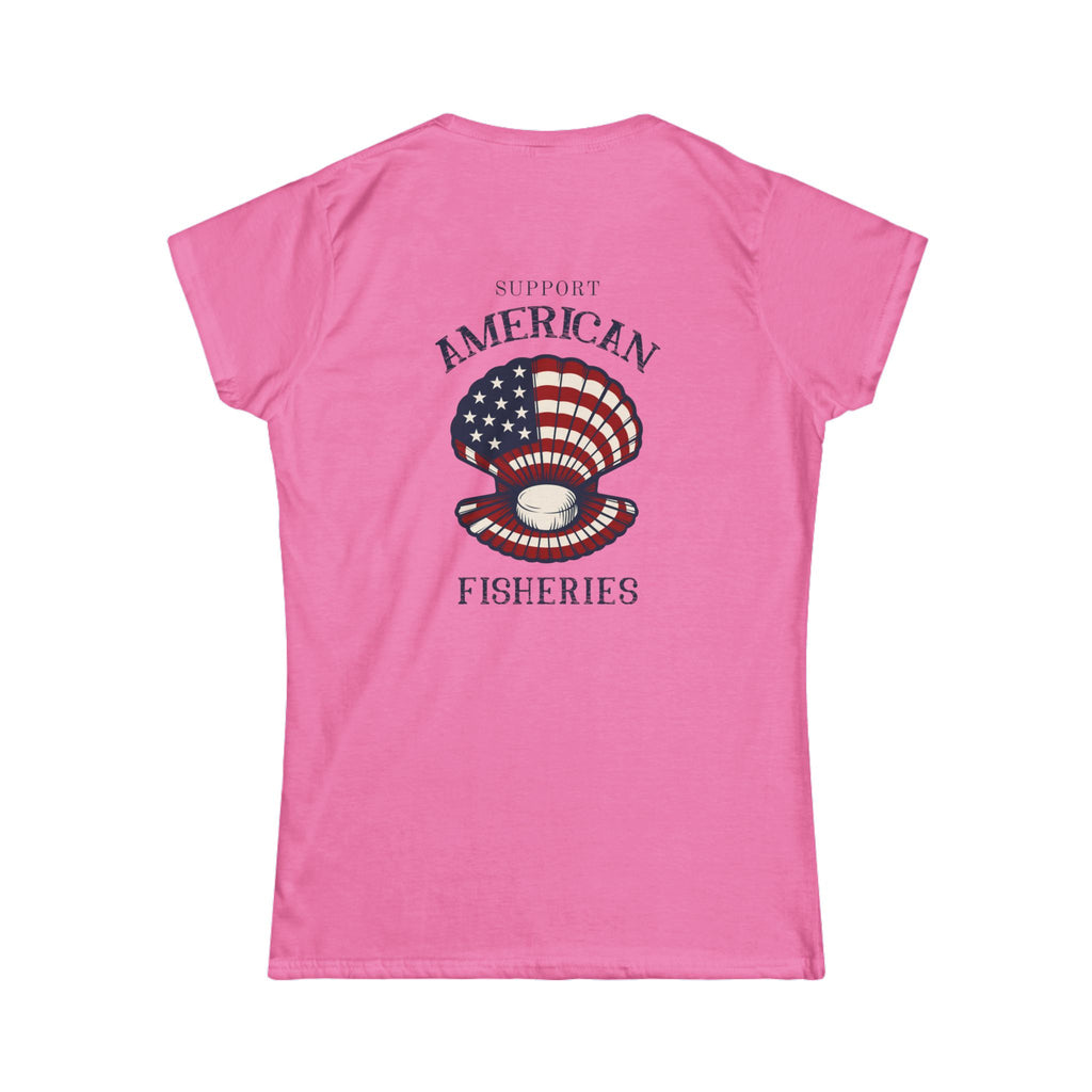 Fishery By Trade Support American Fisheries - Women's White T-Shirt