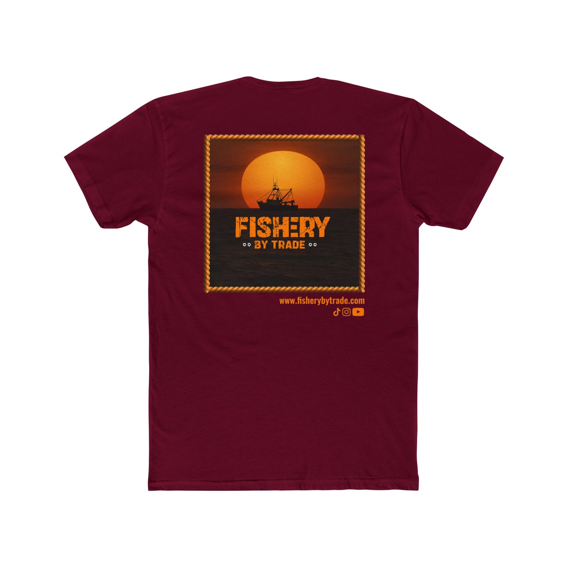 Fishery By Trade - Men's Black Crew Neck Tee
