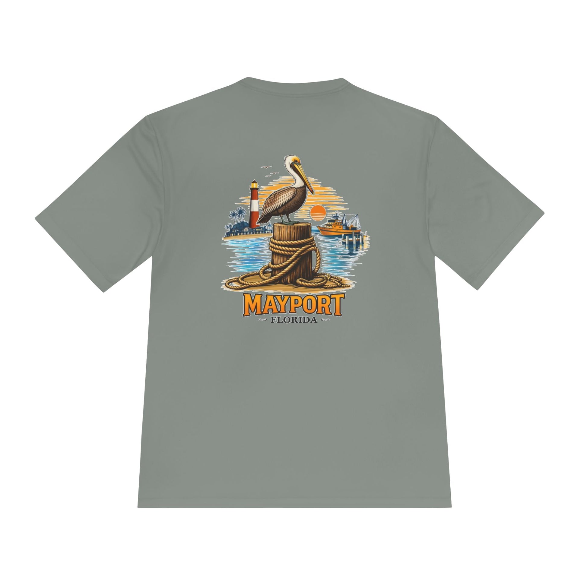 Fishery by Trade Mayport Florida - Men's White Quick Dry T-Shirt