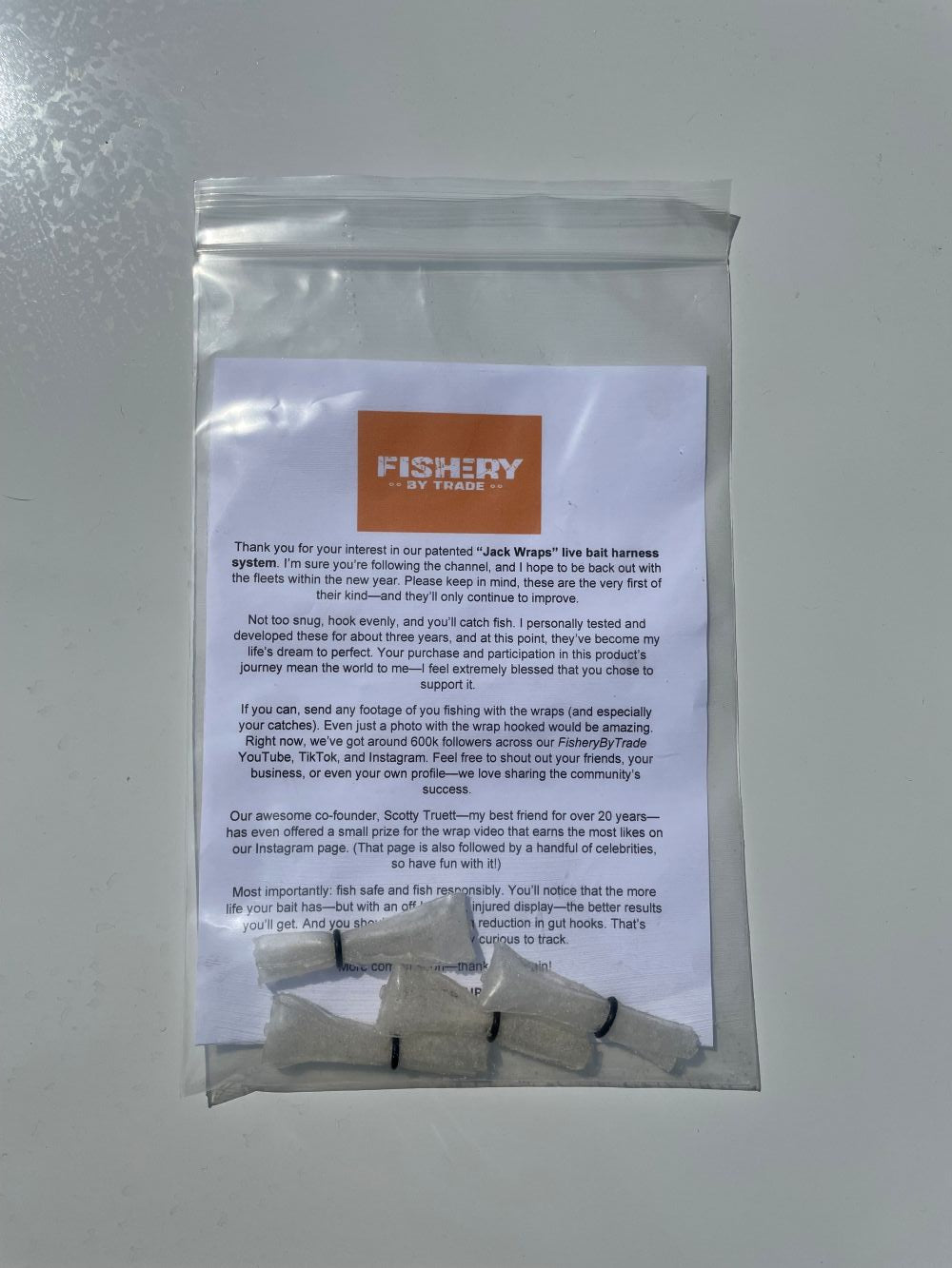 JackWraps® – Clear Wraps (4-Pack)